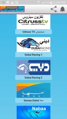 Arabic TV تلفزيون قنوات عربي android App screenshot 5